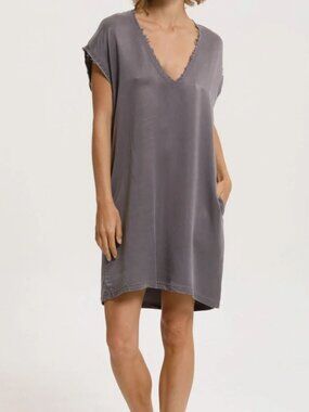 Cali Dreaming Malibu Dress- Grey XS
